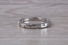 Load image into Gallery viewer, Round cut Diamond set 18ct White Gold Ring