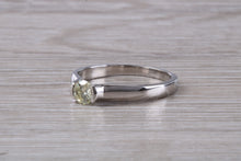 Load image into Gallery viewer, Round cut Diamond set 18ct White Gold Solitaire