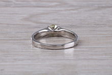 Load image into Gallery viewer, Round cut Diamond set 18ct White Gold Solitaire