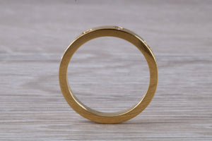 Simple Chunky 5 Diamond set Band