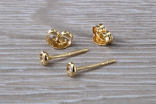 Load image into Gallery viewer, Tiny and Simple Everyday Diamond Solitaire Stud Earrings
