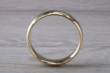 Load image into Gallery viewer, 6 mm Wide Court Profile Wedding Band, Yellow Gold