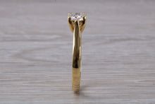 Load image into Gallery viewer, Beautiful One carat Mossainte Diamond set 18ct Yellow Gold Solitaire