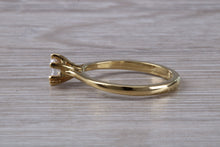 Load image into Gallery viewer, Dainty and Petite Half carat Moissanite Diamond Solitaire