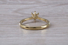 Load image into Gallery viewer, Dainty and Petite Half carat Moissanite Diamond Solitaire