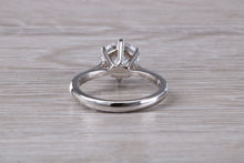Load image into Gallery viewer, Two carat Moissanite Diamond set Platinum Solitaire