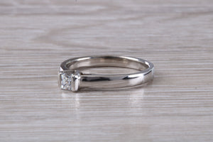 Minimalist and Petite Diamond Solitaire