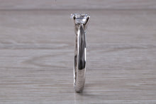 Load image into Gallery viewer, Chunky Platinum One carat Moissanite Diamond Solitaire
