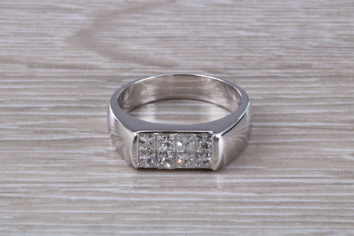 Chunky and Sleek Gents Diamond Dress Ring
