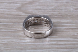 Chunky and Sleek Gents Diamond Dress Ring