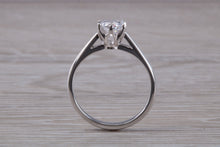 Load image into Gallery viewer, D Internally Flawless Half carat Diamond set Tulip Flower solitaire