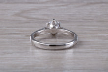 Load image into Gallery viewer, D Internally Flawless Half carat Diamond set Tulip Flower solitaire