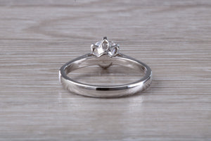 D Internally Flawless Half carat Diamond set Tulip Flower solitaire