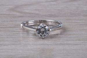 D Internally Flawless Half carat Diamond set Tulip Flower solitaire