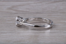 Load image into Gallery viewer, D Internally Flawless Half carat Diamond set Tulip Flower solitaire