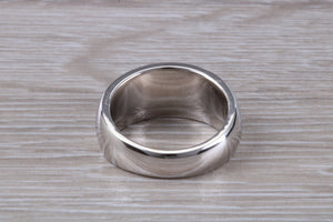Gents Chunky One carat Natural Emerald set Ring