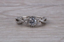 Load image into Gallery viewer, Very Dressy and Moissanite Diamond Ring