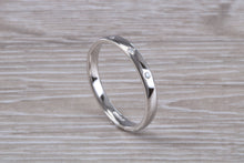 Load image into Gallery viewer, Platinum Diamond Band set with three Round cut Diamonds
