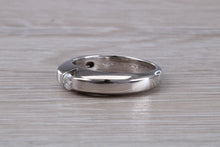Load image into Gallery viewer, Chunky Diamond set 18ct White Gold Ring