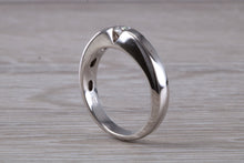Load image into Gallery viewer, Chunky Diamond set 18ct White Gold Ring