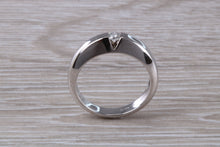 Load image into Gallery viewer, Chunky Diamond set 18ct White Gold Ring