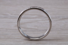 Load image into Gallery viewer, Half Circle set Double Row Princess cut Diamond set Band