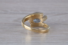 Load image into Gallery viewer, Chunky Mystic Topaz and Diamond set Yellow Gold Ring