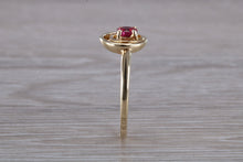 Load image into Gallery viewer, Dainty Round cut Ruby Ring