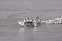 Load image into Gallery viewer, Love Heart Ruby set Necklace