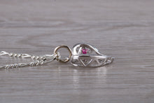 Load image into Gallery viewer, Love Heart Ruby set Necklace