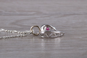 Love Heart Ruby set Necklace