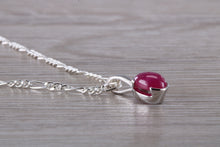 Load image into Gallery viewer, Oval Cabochon cut Ruby Necklace