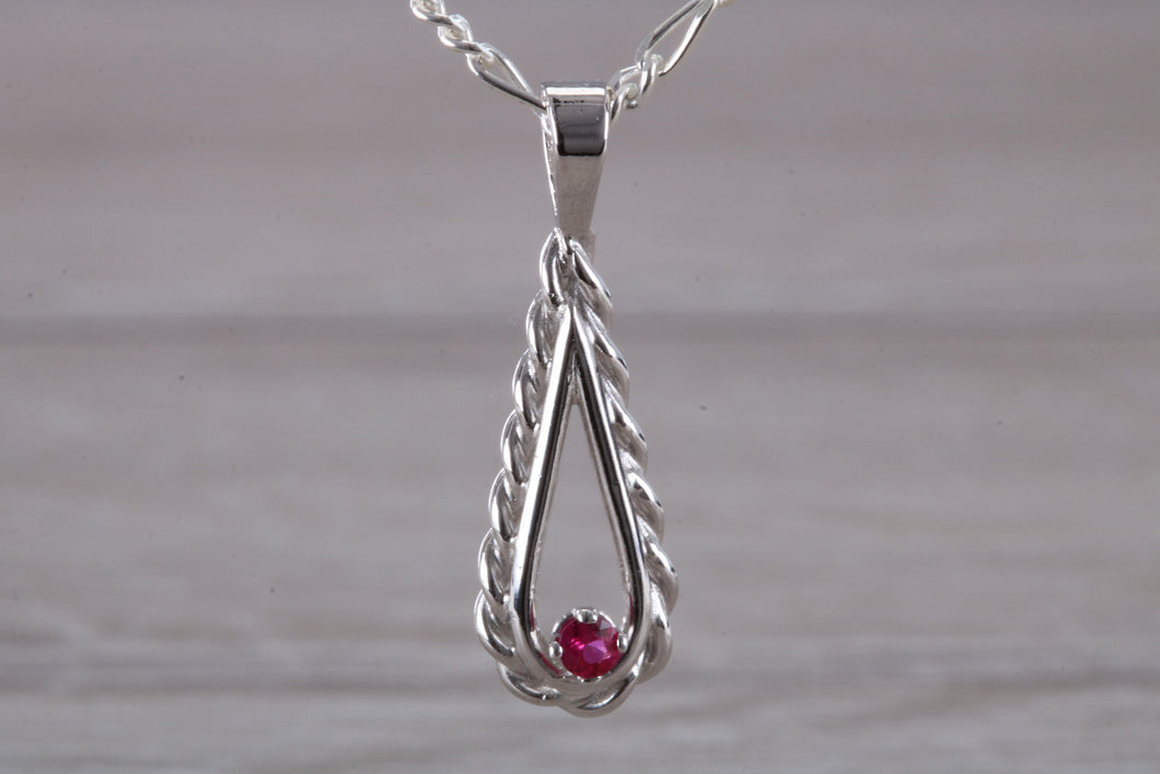 Ruby set Silver Necklace