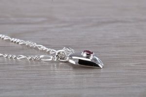 Love Heart Ruby set Necklace