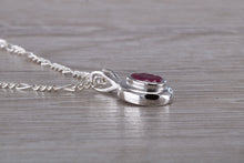 Load image into Gallery viewer, Oval cut Ruby set Necklace