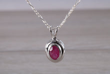 Load image into Gallery viewer, Oval cut Ruby set Necklace