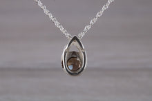 Load image into Gallery viewer, Natural Smokey Quartz set Silver Necklace