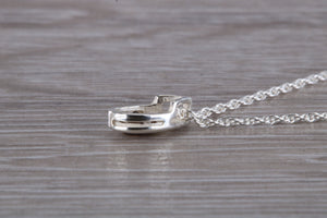 Natural Smokey Quartz set Silver Necklace