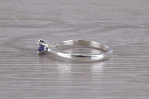 Natural Iolite Gemstone set Silver Ring