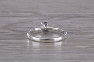 Natural Iolite Gemstone set Silver Ring