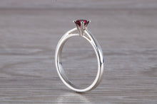 Load image into Gallery viewer, Natural Rhodolite Gemstone set Silver Ring
