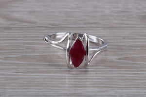 Marquise cut Ruby Ring