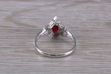 Load image into Gallery viewer, Marquise cut Ruby Ring