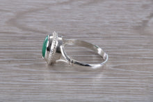 Load image into Gallery viewer, Silver Natural Malachite Ring
