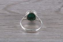 Load image into Gallery viewer, Silver Natural Malachite Ring