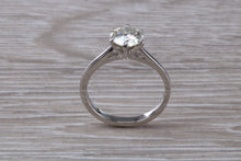Load image into Gallery viewer, One carat Platinum Diamond Solitaire, set in six Claw Ring, Simple and Elegant Solitaire