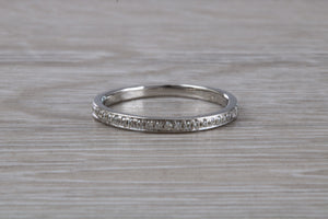 One carat Diamond set Platinum Bridal Rings