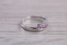 Load image into Gallery viewer, Pink Topaz set White Gold Ring
