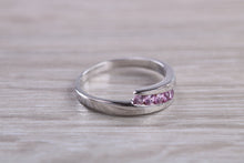 Load image into Gallery viewer, Pink Topaz set White Gold Ring