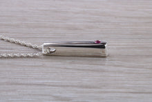 Load image into Gallery viewer, Ruby set Silver Necklace